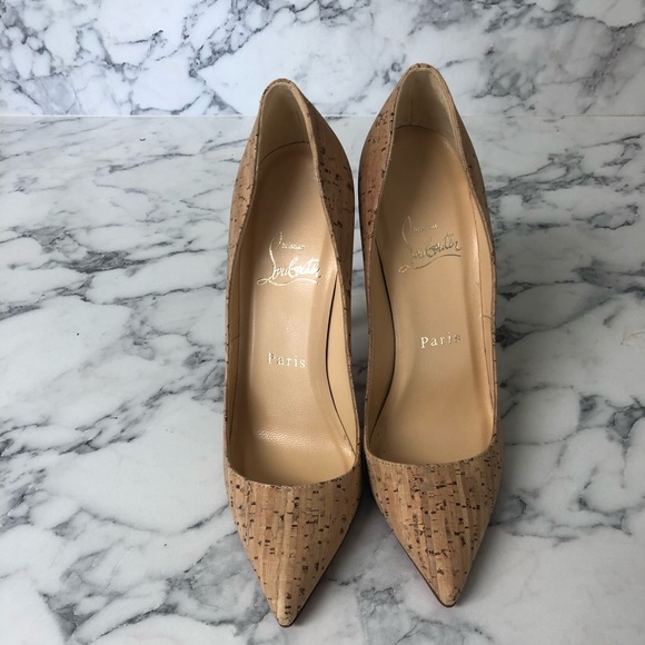 Christian Louboutin Shoes - NWT Christian Louboutin pigalle 120mm cork heels